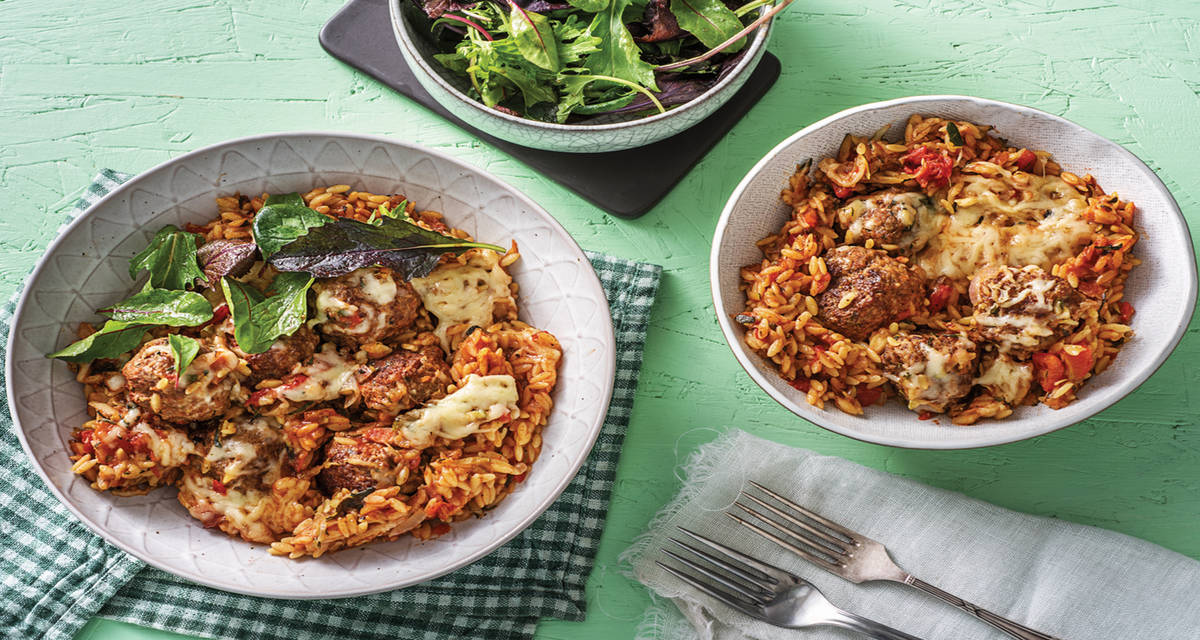 OnePan Beef Meatballs Recipe HelloFresh