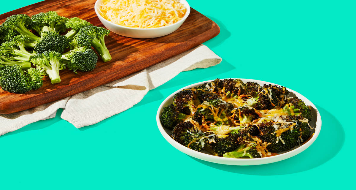 Cheesy Broccoli Everything’s better with cheese.  | 4 Servings