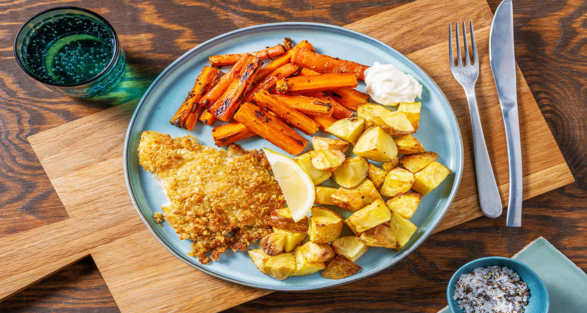 Cheesy Crusted Sea Bass Recipe HelloFresh