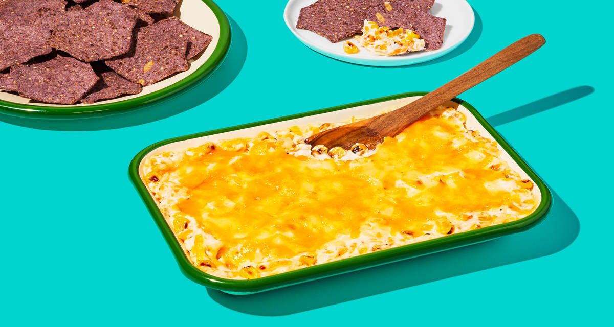 Cheesy Mexican-Style Street Corn Dip Quick and easy side dish perfection | 4 servings