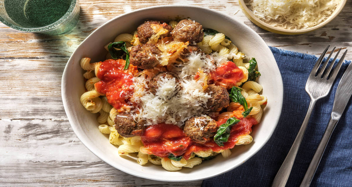 Cheesy Stuffed Meatballs Recipe HelloFresh