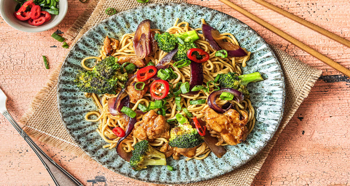 Chicken and Noodle StirFry Recipe HelloFresh
