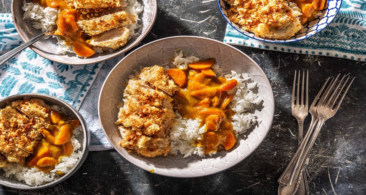Chicken Katsu Curry with Rice Recipe HelloFresh
