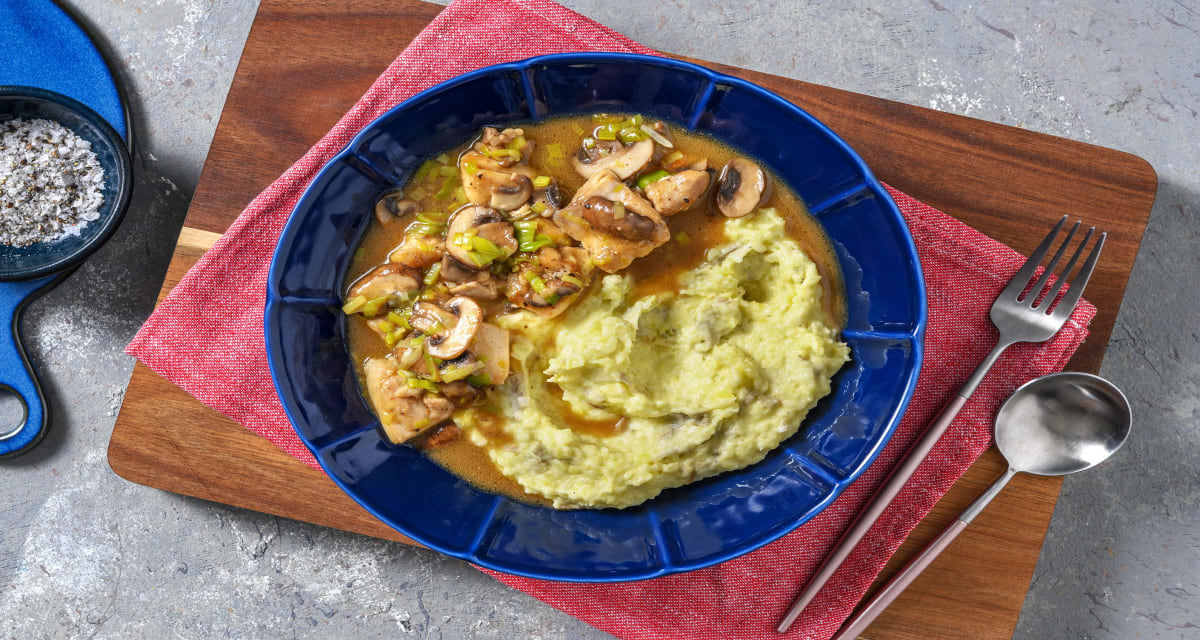 Chicken, Red Wine Jus and Mushroom Stew Recipe HelloFresh