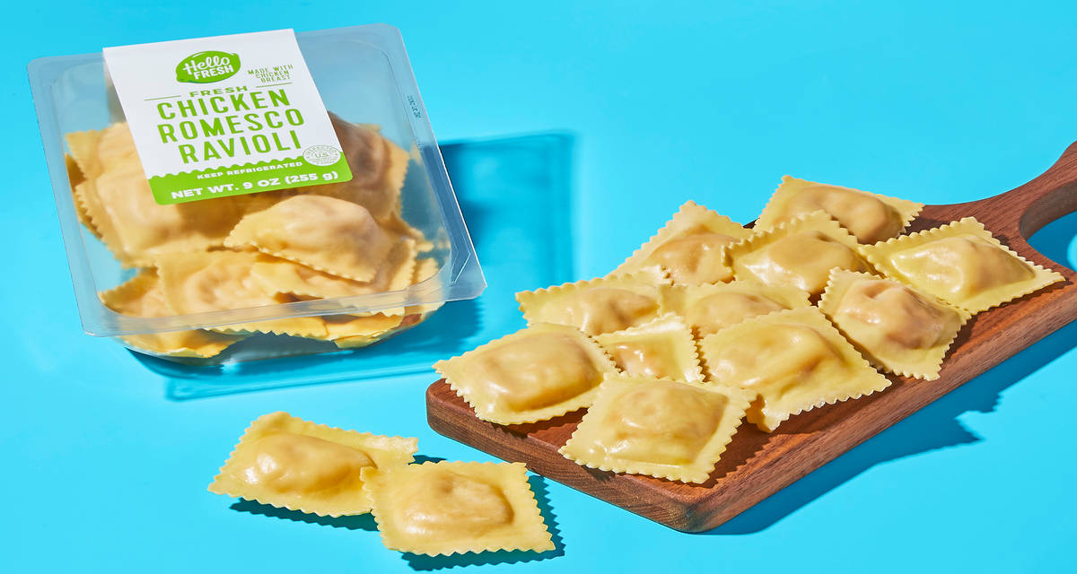 Chicken Romesco Ravioli Savory, smoky, and delicious. | 9 oz