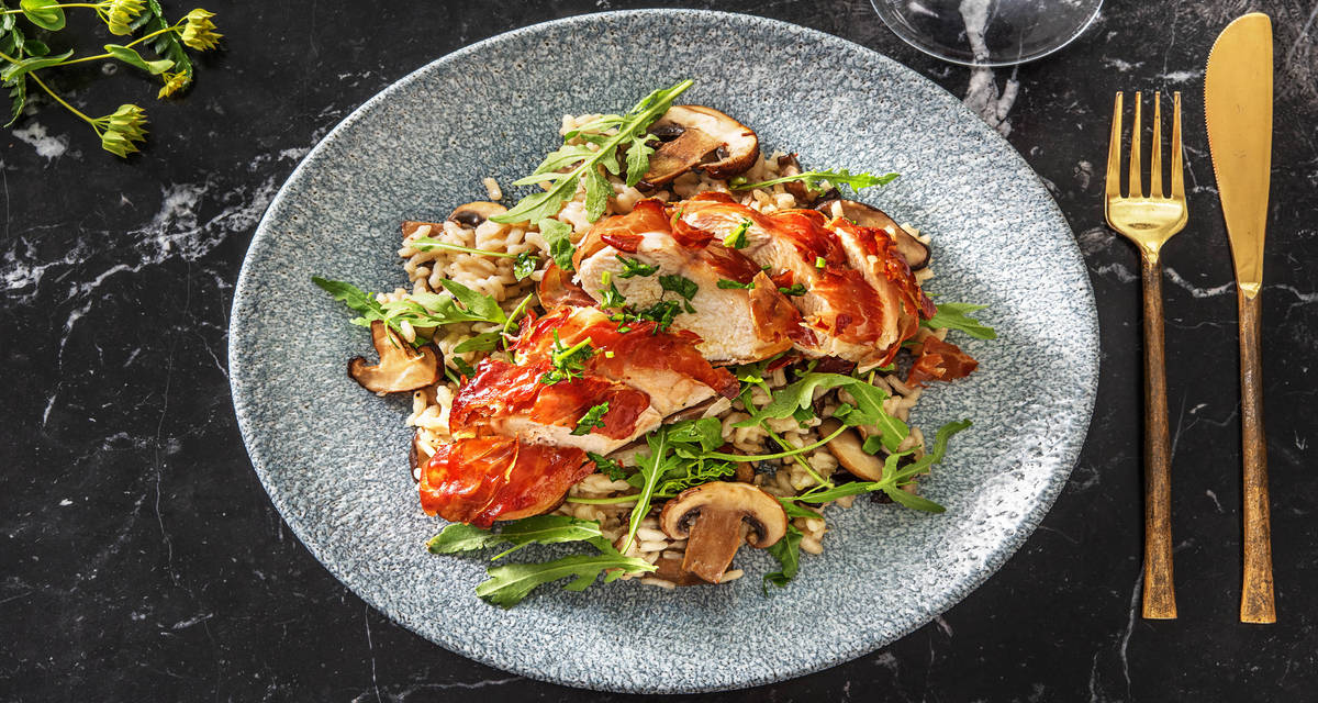 Chicken and Mushroom Risotto Recipe HelloFresh