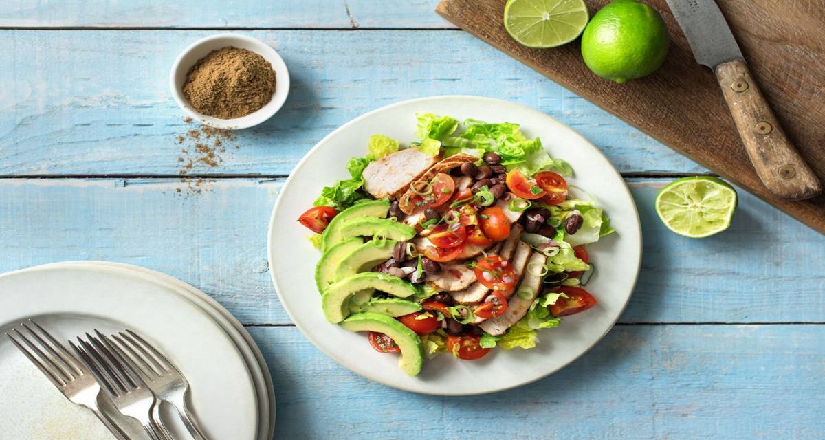 ChipotleRubbed Chicken Salad Recipe HelloFresh