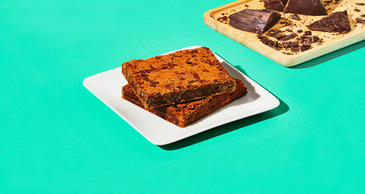 Chocolate Fudge Brownies You’ll love this dessert a choco-lot. | 2 Servings