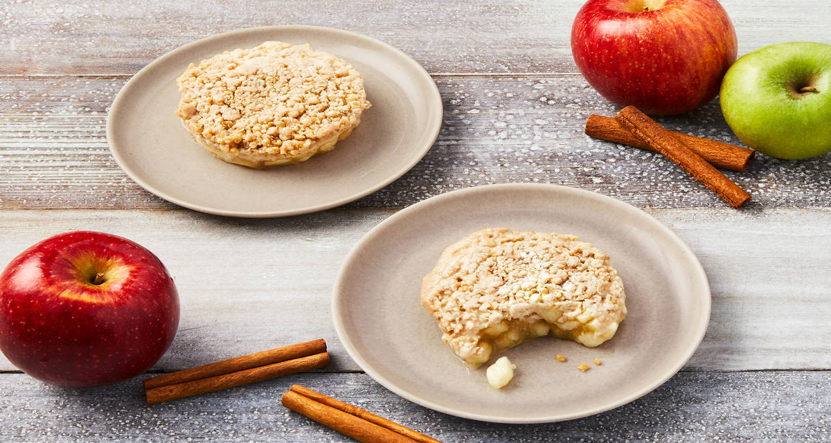Cinnamon Apple Crumbles A pair of apple-solutely perfect treats. | 2 Single-Serve Crumbles