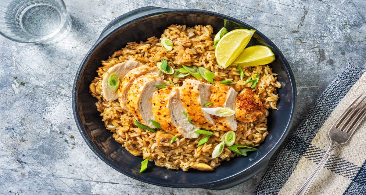 Coconut Chicken with Mushrooms Recipe | HelloFresh