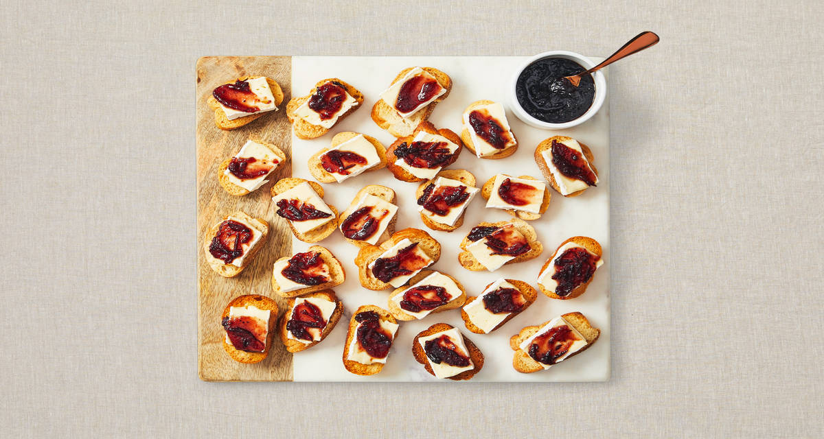 Cranberry Brie Crostini Add this appetizer to your box for $19.89!