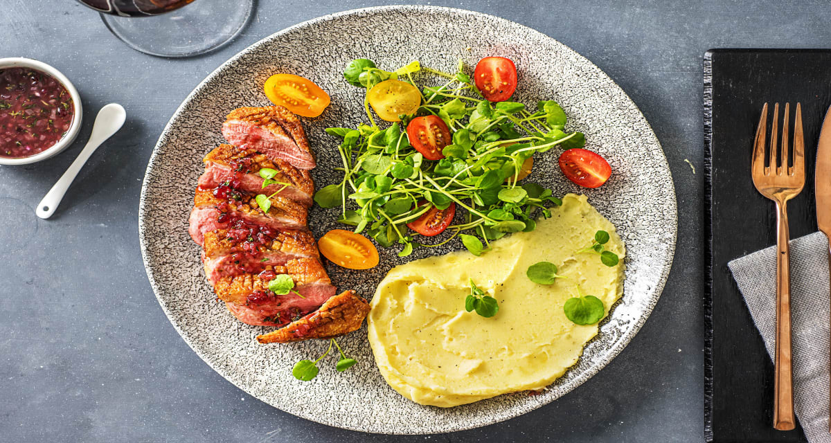 Duck Breasts with Cranberry Sauce Recipe HelloFresh