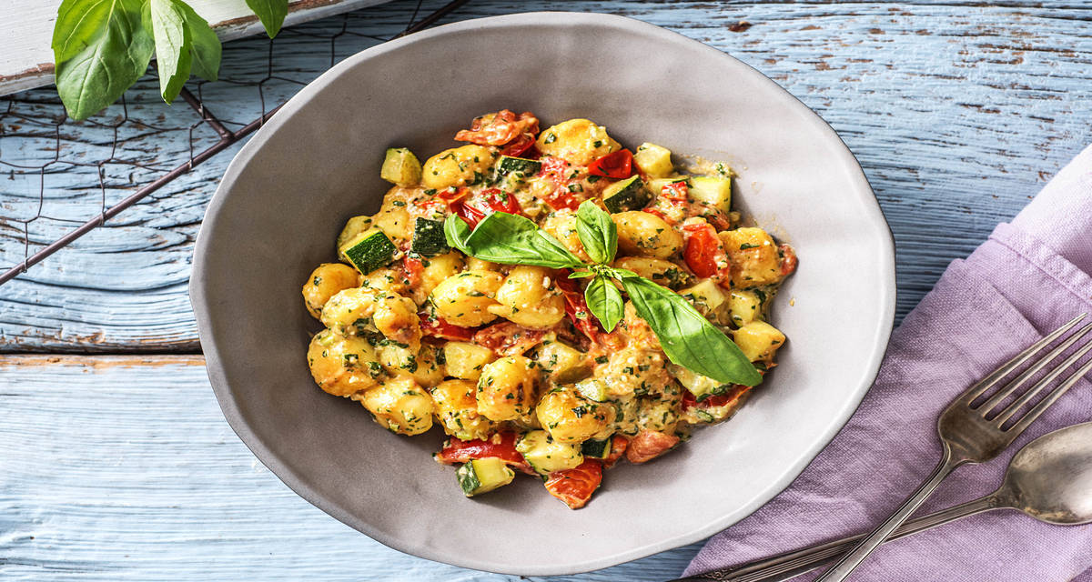 Pesto Gnocchi with Courgette Recipe HelloFresh