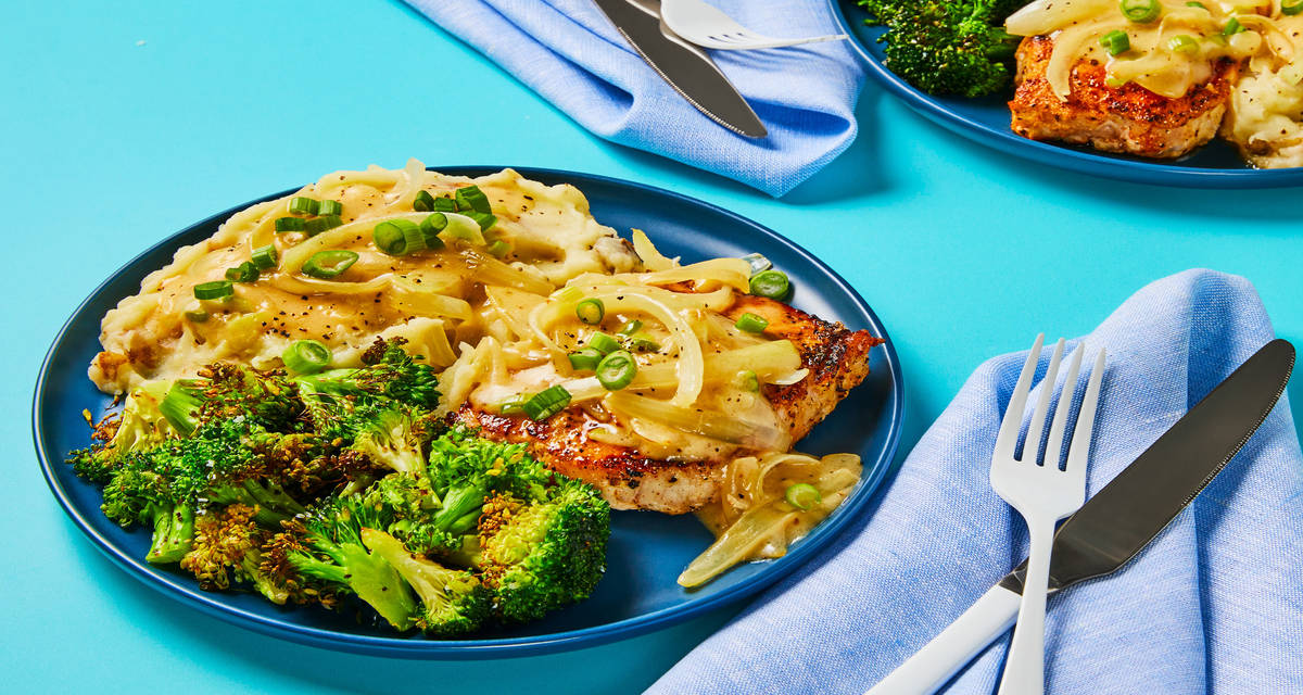 Creamy Smothered Pork Chops Recipe HelloFresh