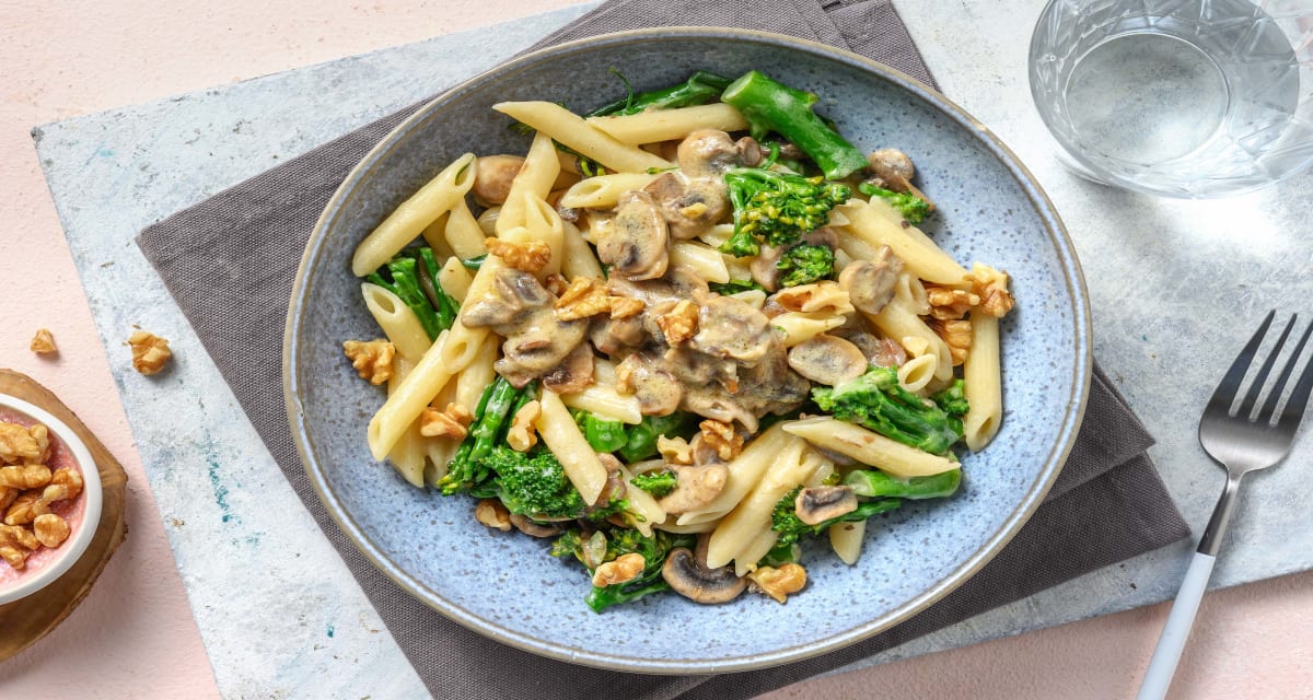 Creamy Truffle and Mushroom Penne Recipe | HelloFresh