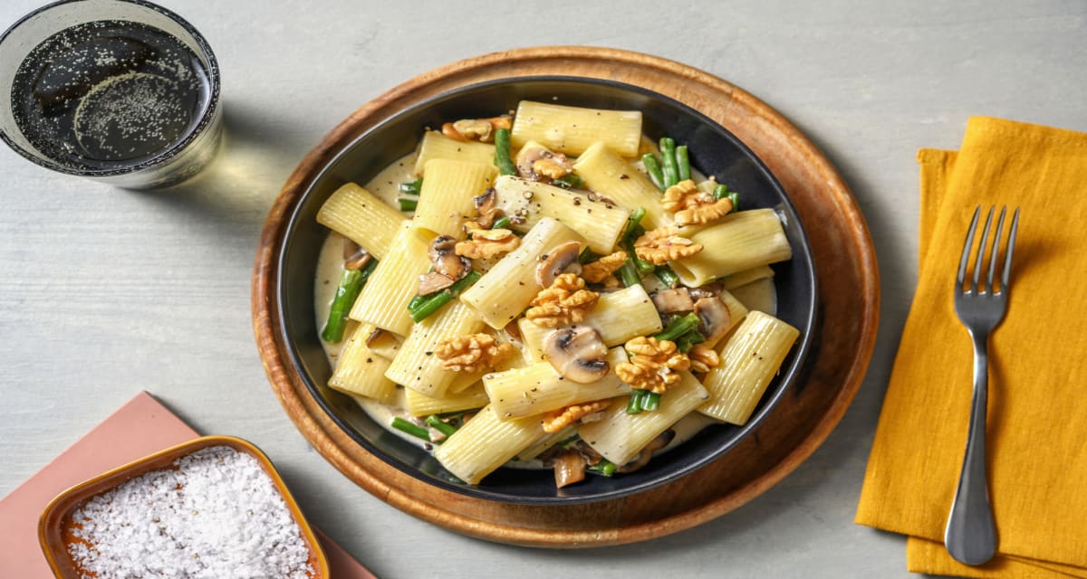Creamy Truffle and Mushroom Rigatoni Recipe HelloFresh