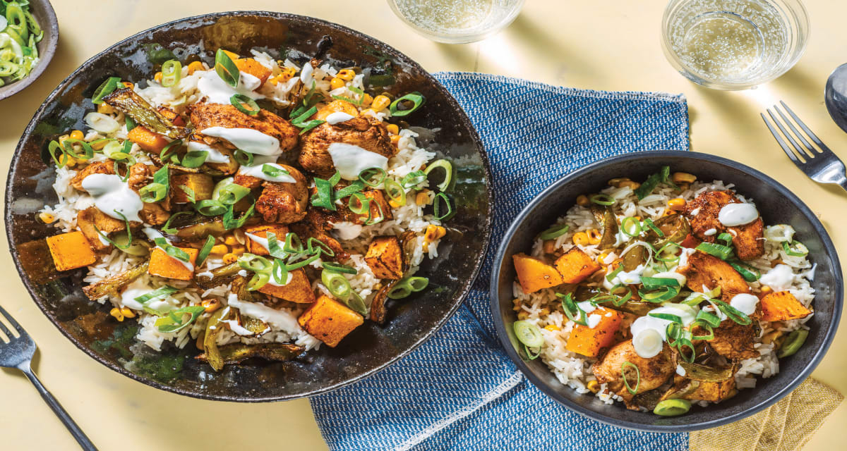 Creole Chicken & Veggie Rice Bowl Recipe HelloFresh