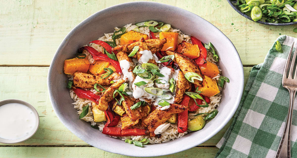 Creole Chicken & Veggie Rice Bowl Recipe | HelloFresh