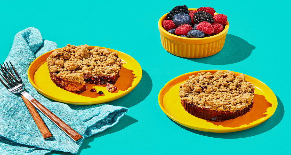 Double Berry Cobbler A sweet summery dessert. | 2 Single-Serve Cakes