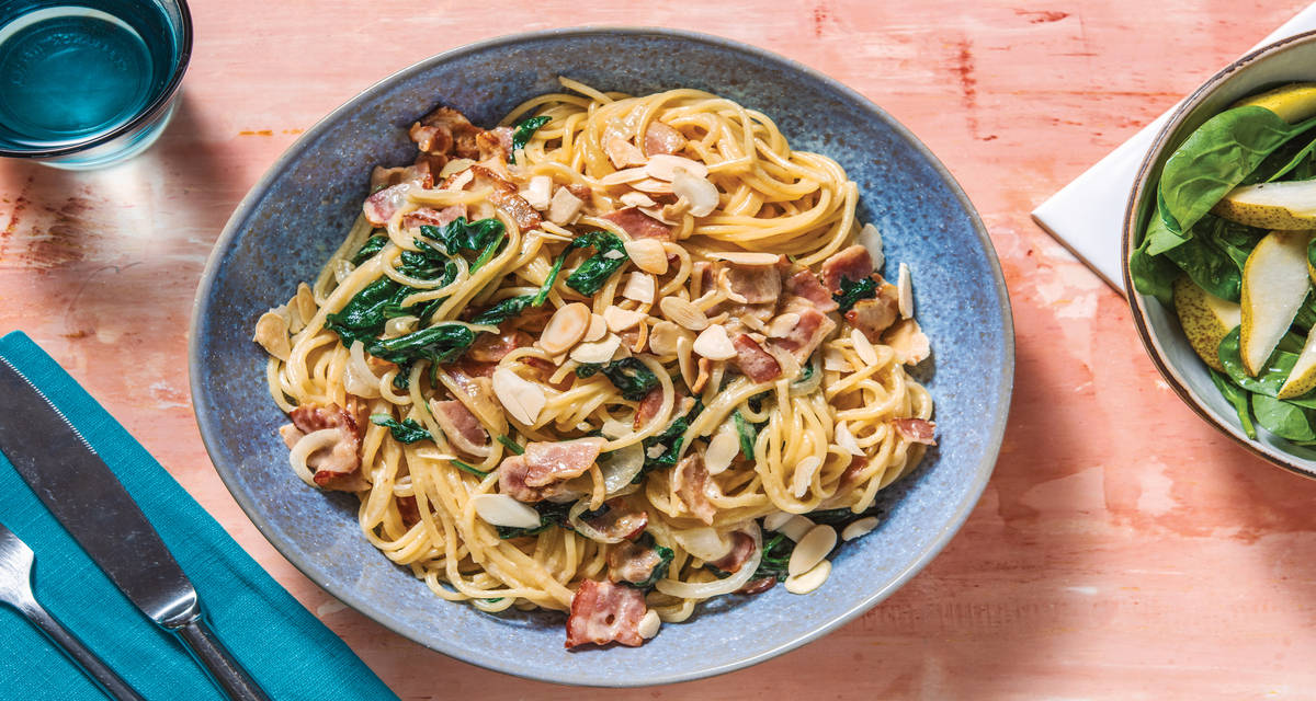Easy Bacon Carbonara Cook Now! Recipe HelloFresh