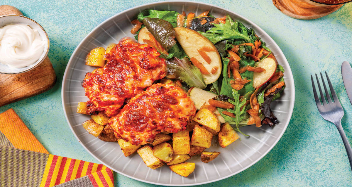 Easy Cheesy Chicken Traybake Recipe | HelloFresh
