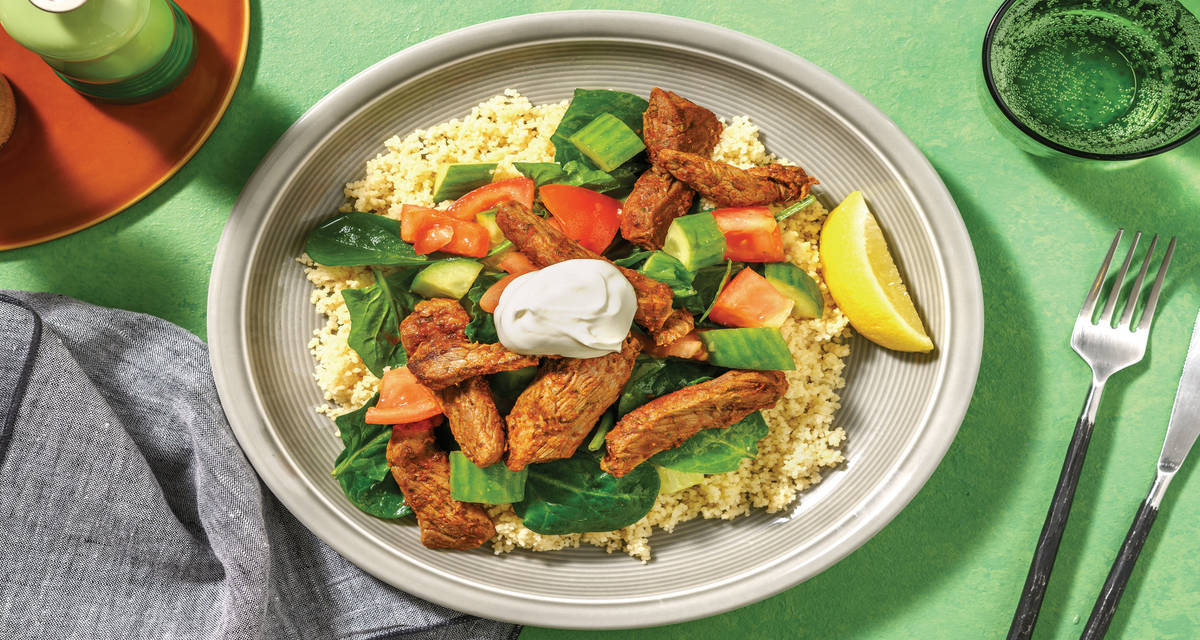 Easy Louisiana Beef & Couscous Bowl Recipe HelloFresh