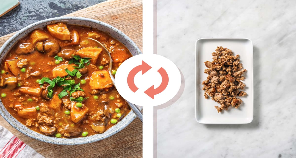 English-Style Turkey Stew with Roasted Potatoes-image