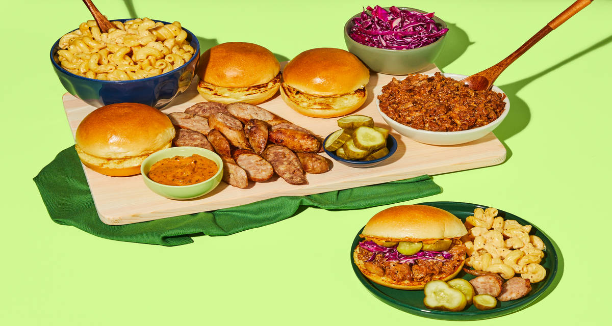 Father's Day BBQ Pork Bratwurst Board Recipe HelloFresh