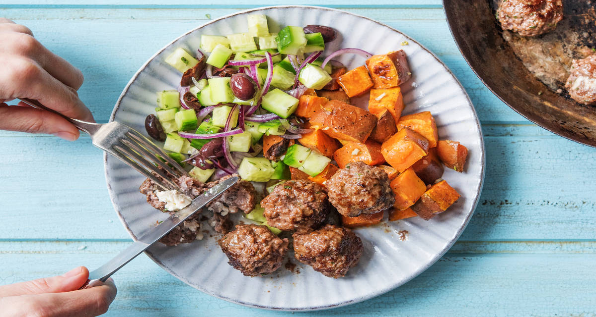 FetaStuffed Meatballs Recipe HelloFresh