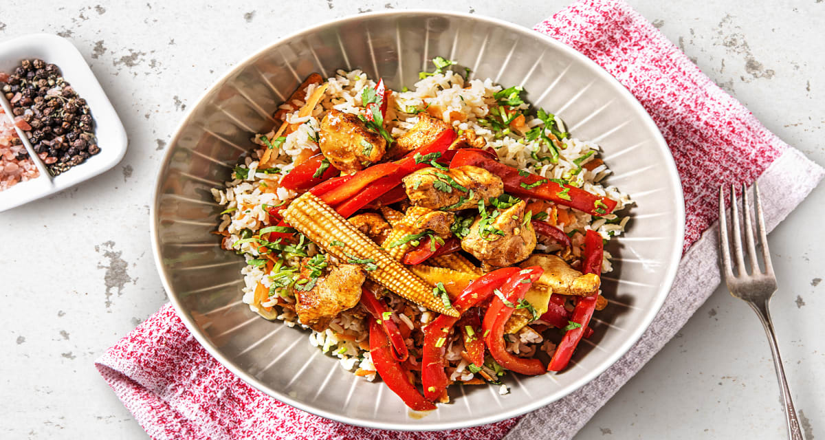 Chicken Stir-Fry with Rice Recipe | HelloFresh