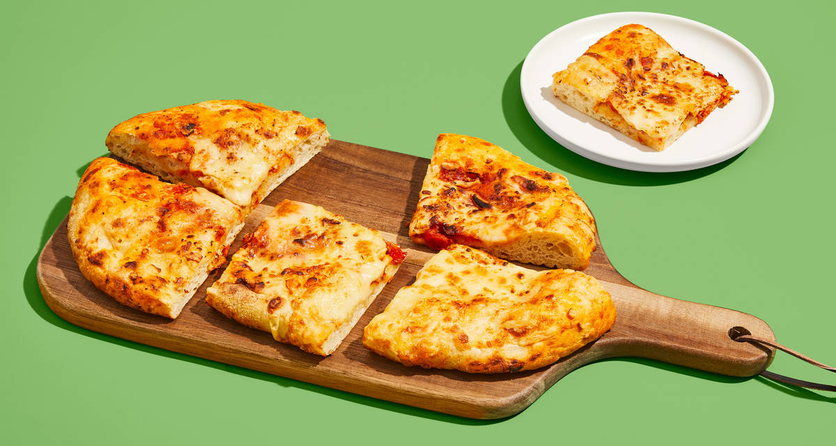 Four Cheese Pizza The perfect tasty accompaniment. | Serves 2