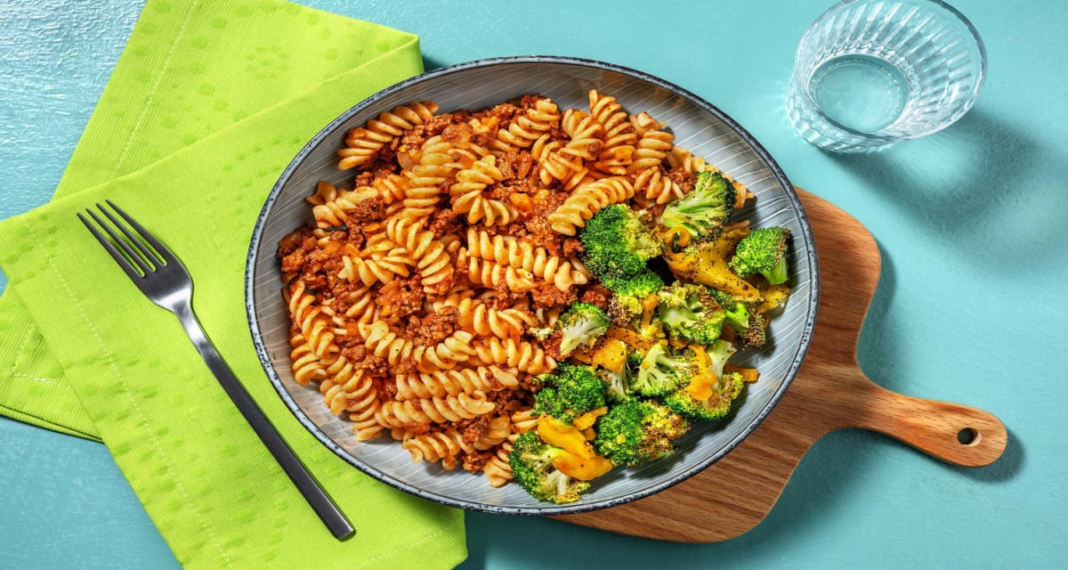 Cheesy Hamburger Fusilli Recipe | HelloFresh