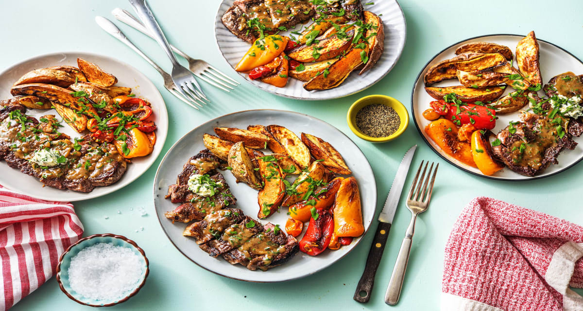 Garlic Herb Butter Steak Recipe HelloFresh