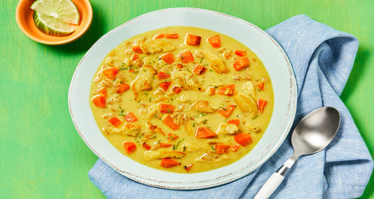 Gingery Coconut Chicken Soup Recipe | HelloFresh