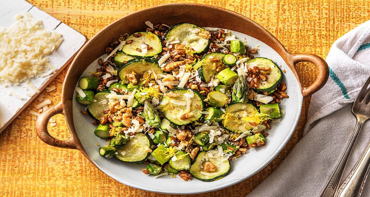 Greens Farro Bowl Recipe HelloFresh