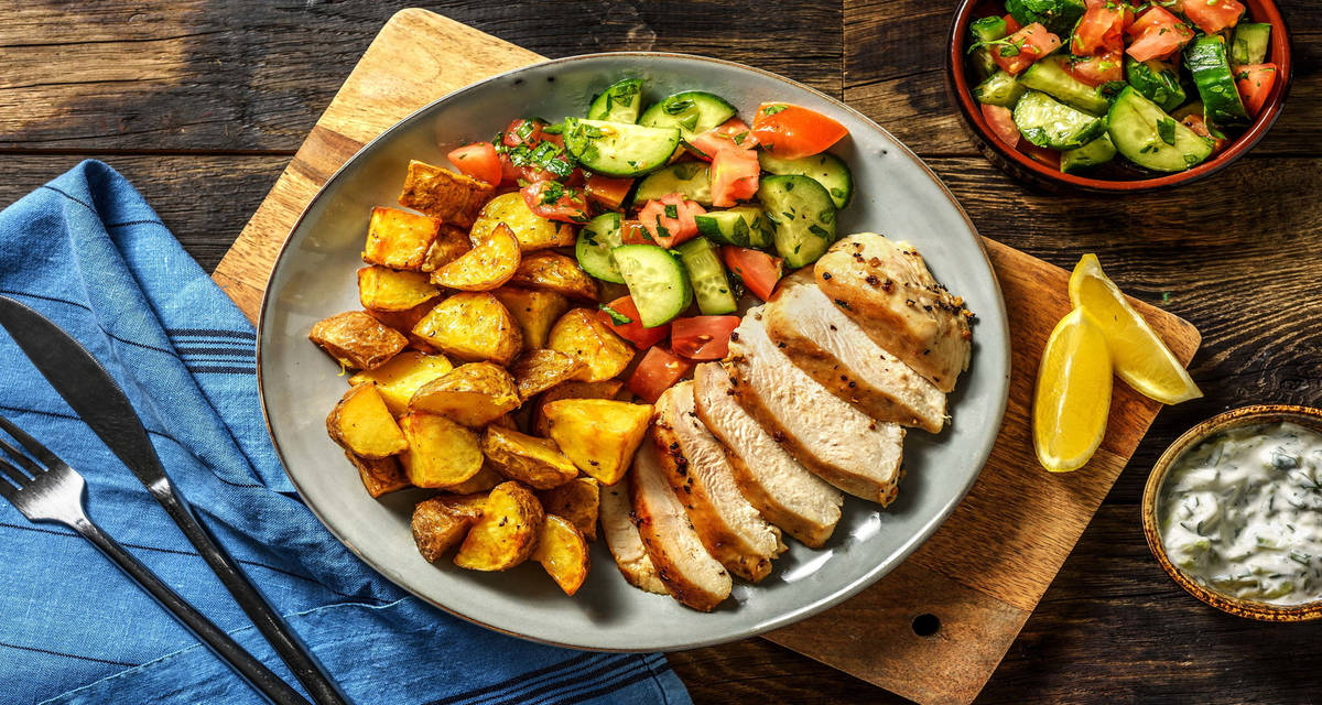 Greek Chicken Souvlaki Recipe HelloFresh