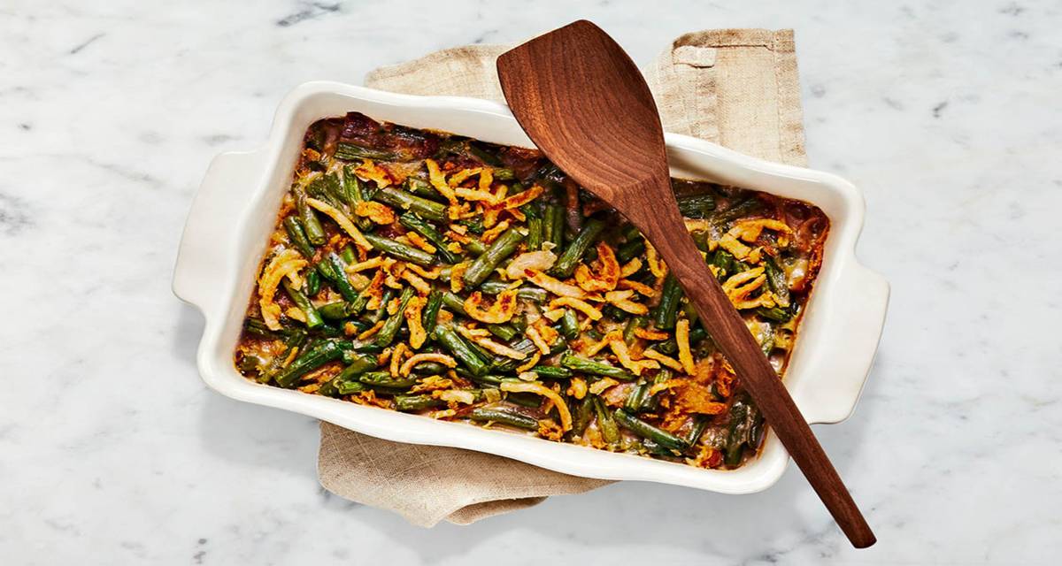 Green Bean Casserole with Crispy Onions