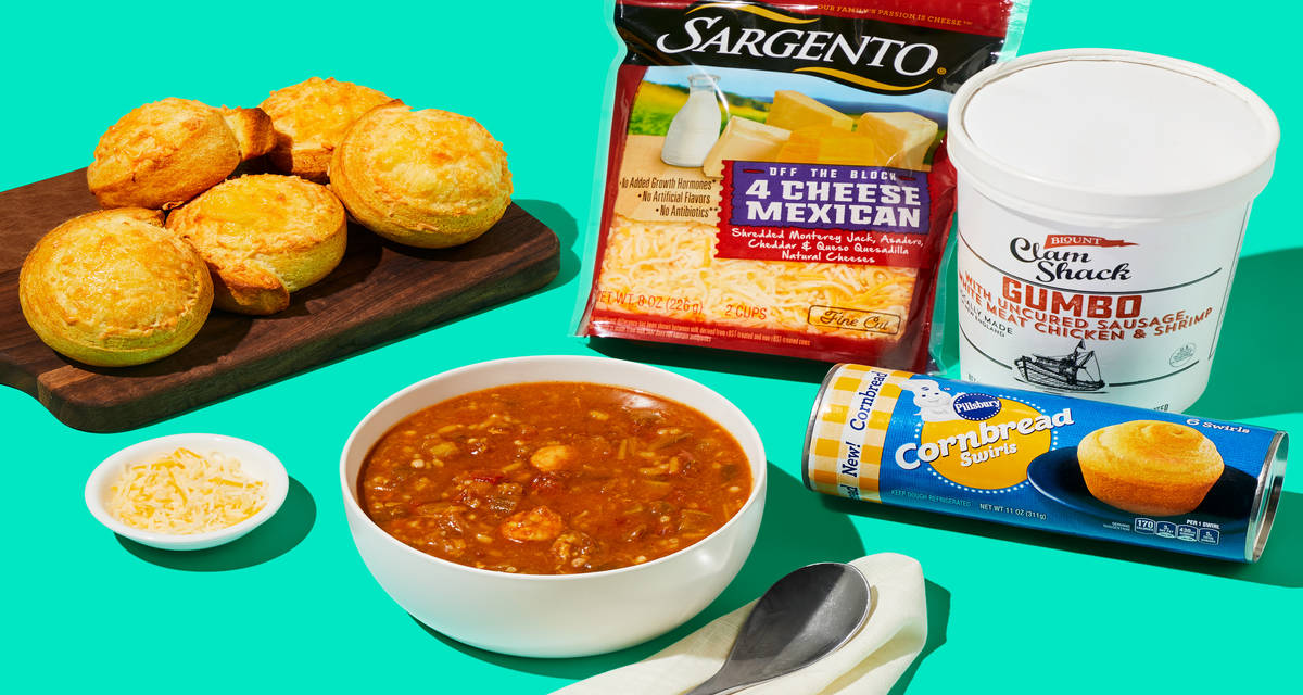 Gumbo & Cheesy Cornbread Swirls Buy more and save over 20%