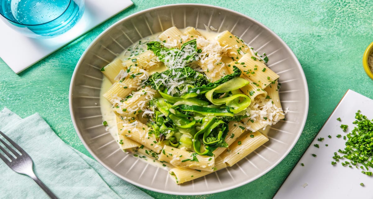 Herby Creamy Rigatoni Recipe | HelloFresh