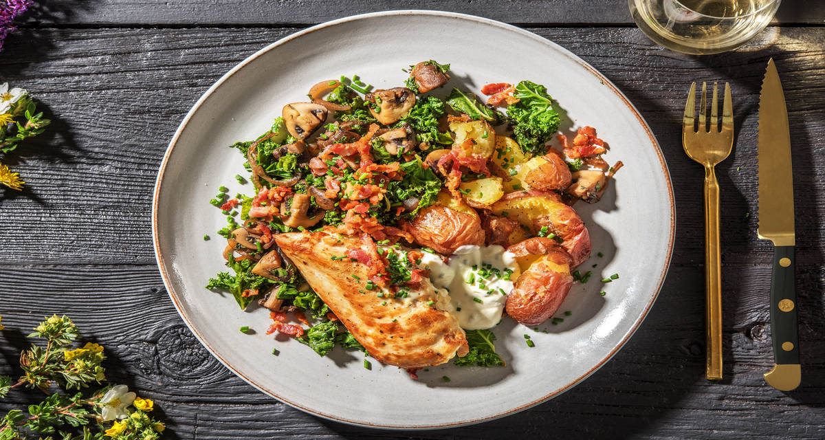 Herby ParmesanStuffed Chicken Breast Recipe HelloFresh