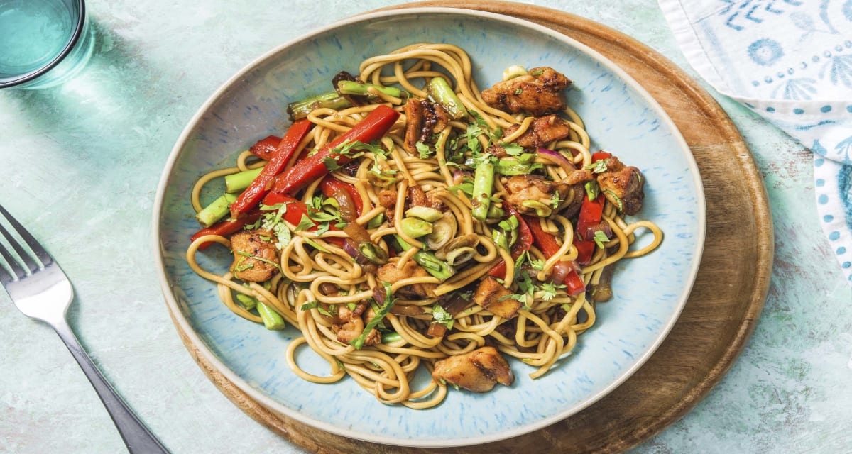 Hoisin Chicken StirFry with Noodles Recipe HelloFresh