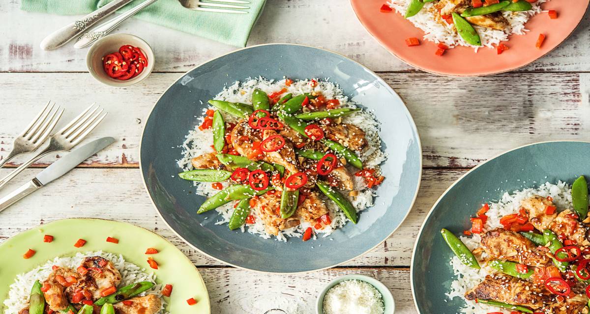 Turkey Stir Fry and Coconut Rice Recipe HelloFresh