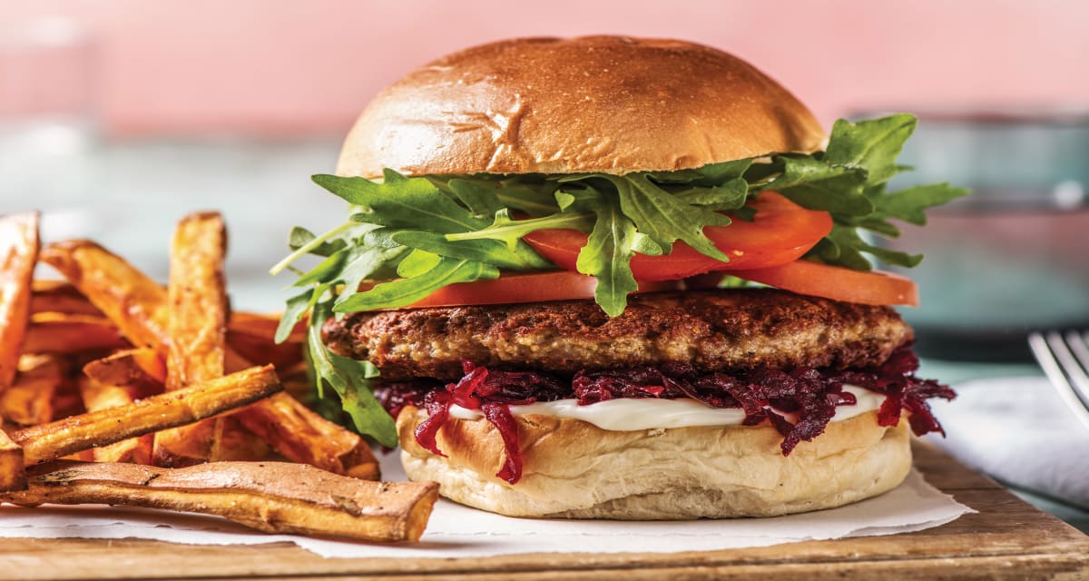 Honey Mustard Beef Burgers Recipe HelloFresh