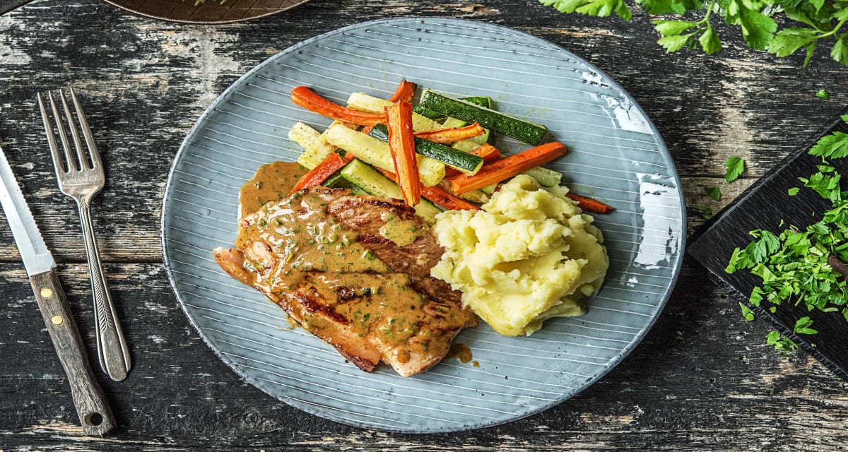 Honey Mustard Gammon Steaks Recipe | HelloFresh