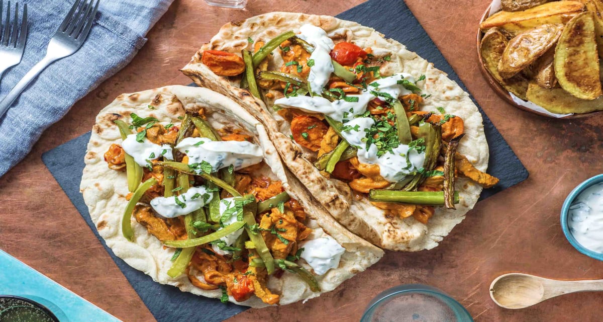 Indian Spiced Lamb Naan Recipe | HelloFresh