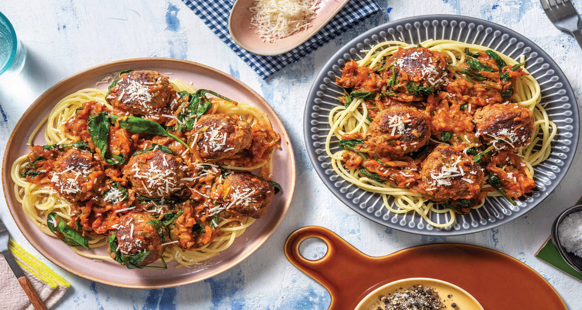 Beef & Basil Pesto Meatballs Recipe HelloFresh