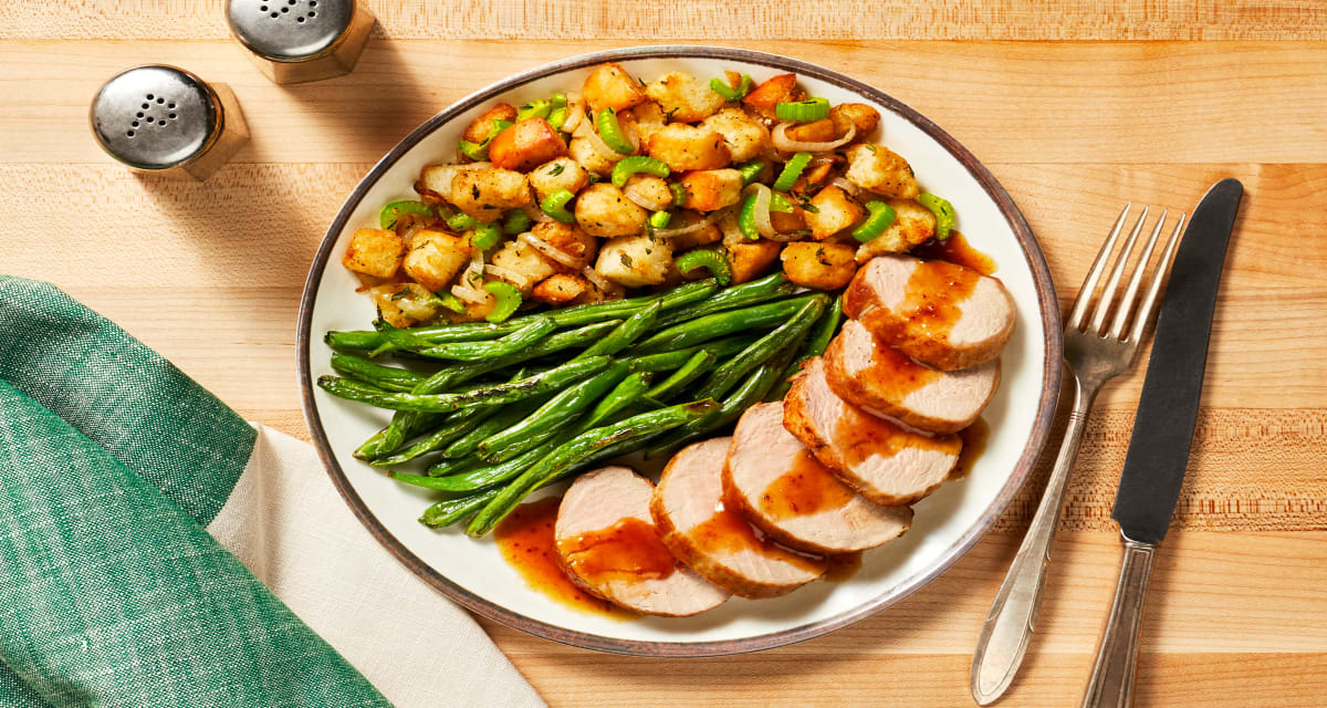 Honey Butter Bbq Pork Cutlets Recipe Hellofresh Honey Butter Bbq Pork Cutlets Recipe Hellofresh