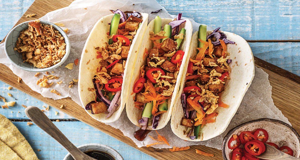 Speedy Japanese Tofu Tacos Recipe | HelloFresh