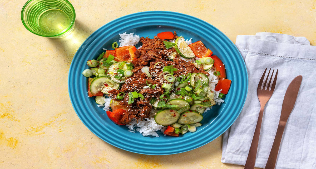 Korean BBQInspired Beef Bowls Recipe HelloFresh
