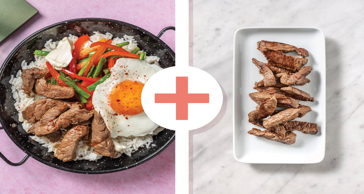 Korean Double Beef Bibimbap Recipe HelloFresh